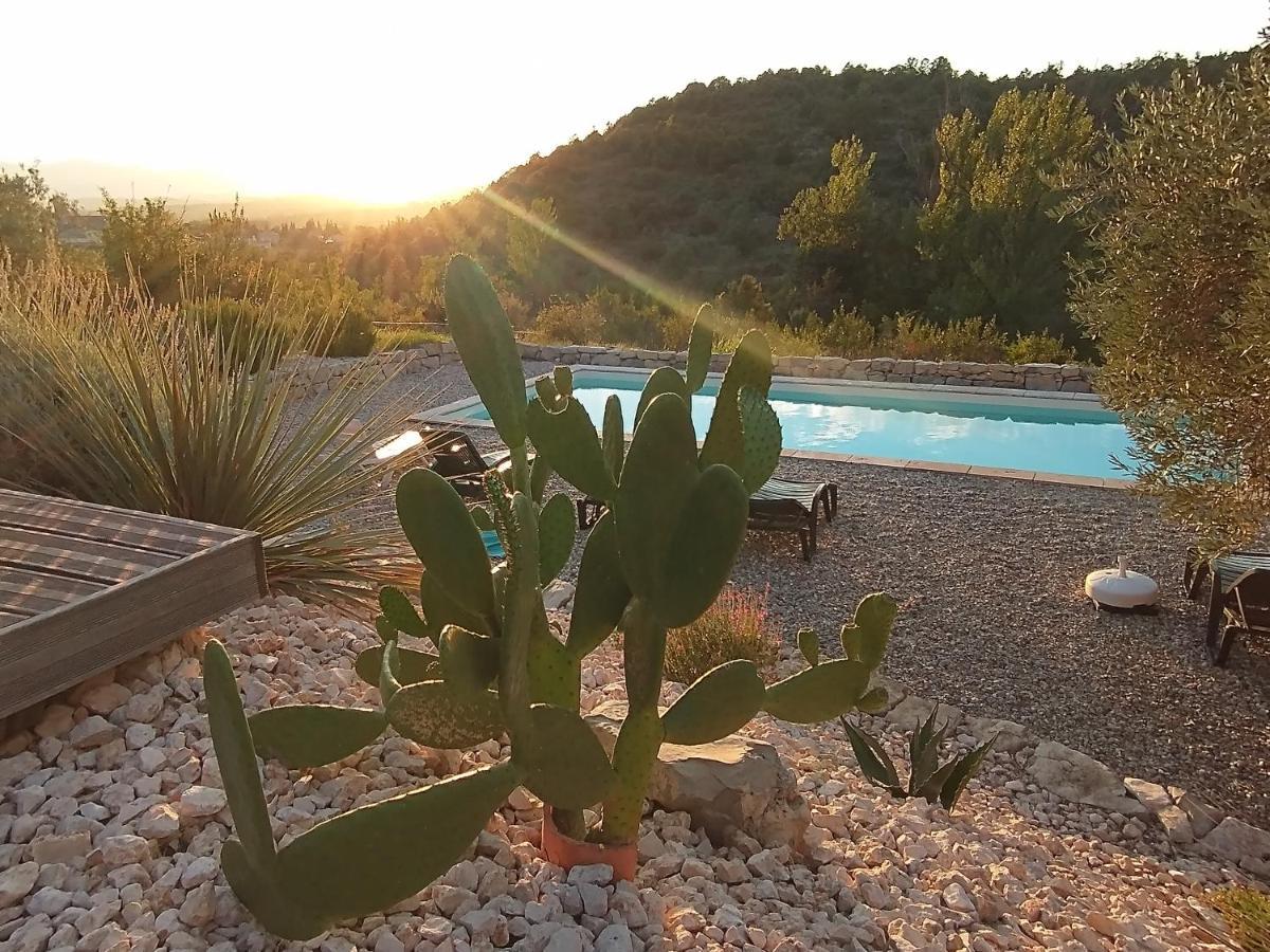 Bed and Breakfast Les agaves à Grospierres Extérieur photo